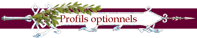 Profils optionnels